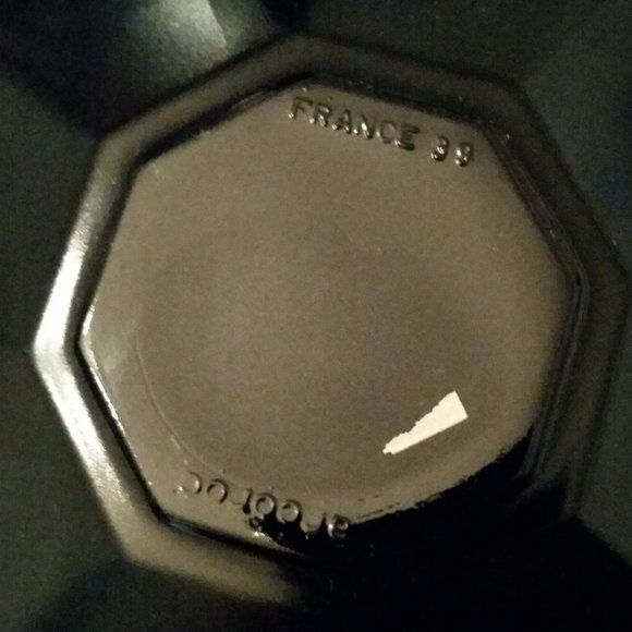 Vintage Arcoroc made in France black glass cup and saucer NWT - Picture 3 of 5